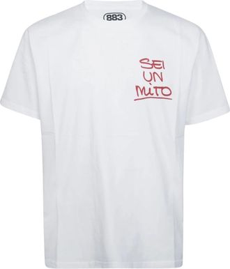 MC2 Saint Barth Portland T-shirt - Heren - Tops - Wit - Maat: L Katoen
