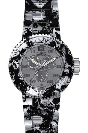 Invicta Pro Diver 50211 Herenhorloge - Quartz Uurwerk - Roestvrij Staal met Grijze Wijzerplaat - 52 mm