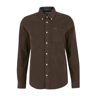 Barbour Ramsey Shirt - Heren - Casual Overhemden - Bruin - L - Katoen - Overhemden