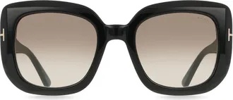 Tom Ford FT1220 CARLA-02 01B Womens Sunglasses Black Size 52