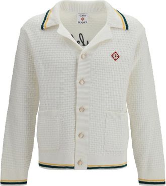 Casablanca Camisa de crochet bordada - Knitwear - Mujer - Beige - XL