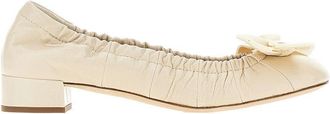 Prada Leather ballerina flats with heel Woman 39