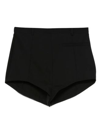 St.Agni wool tailored mini shorts - black - women - RWS Wool/Lyocell - M