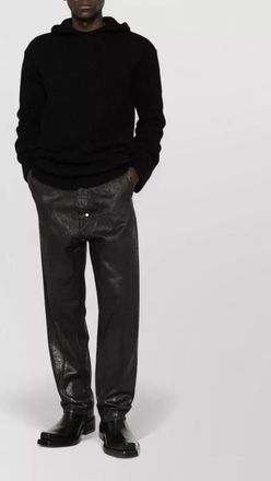 Rick Owens cashmere silk hooded sweater