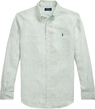 Polo Ralph Lauren Camicia in lino a righe - Verde