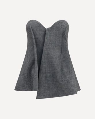 Magda Butrym Asymmetrical wool Corset Female 34
