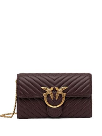 Pinko Love One cross body bag - women - Leather - One Size - Brown