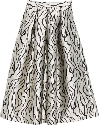 Lunatica Milano Gonna lunga plissettata - Grigio