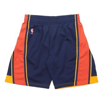 Mitchell & Ness NBA Swingman Shorts Golden State Warriors Road 2009-10 Navy Orange SMSHGS18232-GSWNAVY09