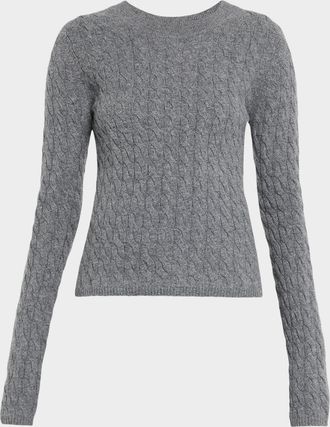 Altuzarra Milla Cashmere Cable-Knit Sweater
