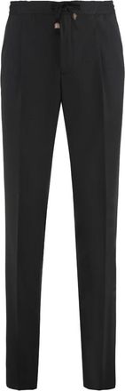 Slowear Slowear, Heren, Broeken, Zwart, Maat: S Wol