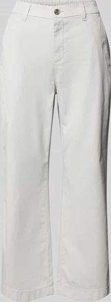 M.A.C Caprihose mit Paspeltaschen am Gesäß in Hellgrau, Größe 32