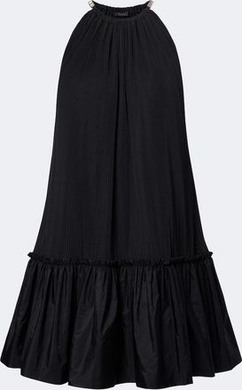 Max Mara Embellished halterneck minidress