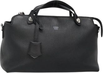 Fendi Tweedehands leren handtassen - Dames - Vintage Handtas - Zwart - ONE Size - Vintage
