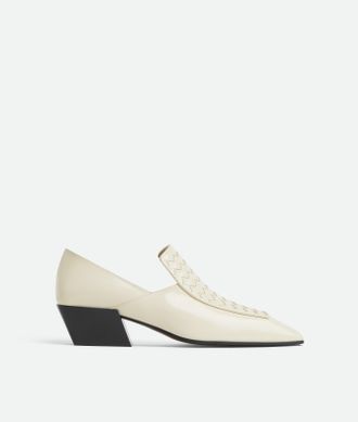 Bottega Veneta Ventura Loafer - White - Woman - 39