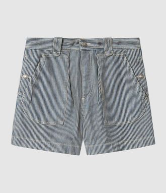 Isabel Marant Short Eveja Blue White