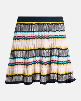 Casablanca Multicolor Knit Chevron Mini Skirt