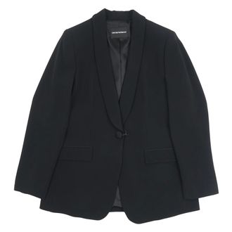Emporio Armani Blazers, female, Black, Size: XL Blazers
