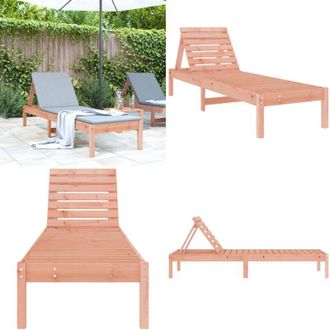 vidaXL Lettino Prendisole 199,5x60x74 cm in Legno Massello di Douglas - Lettino da giardino - Lettino da piscina