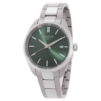 Tissot PR 100 Quartz Green Dial Watch T1502101109100