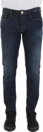 Emporio Armani J75 Slim-fit Jeans - Heren - Slim Fit Jeans - Blauw - W30 - Katoen - Jeans