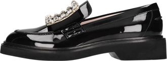 Roger Vivier Viv Rangers Loafers - Dames - Loafers - Zwart - 39 1/2 EU - Leer - Schoenen