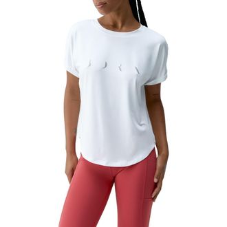 Born Living Yoga Azami Performance Sport T-Shirt in White at Nordstrom, Size Medium Eu
