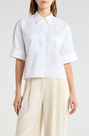 TWP My Newest Mistake Button-Up Shirt in White at Nordstrom, Size X-Small