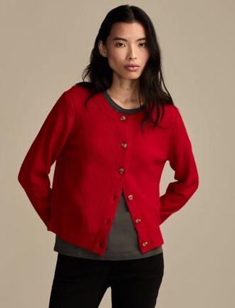 Lucky Brand Womens Cashmere Cardigan