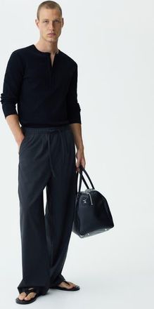 H&M Loose-fit Pants in Dark Gray at Nordstrom, Size X-Small