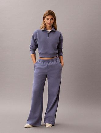 Calvin Klein Pantal&oacute;n De Ch&aacute;ndal De Felpa Francesa De Pierna Ancha