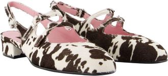 Carel Womens Peche 25 Pumps - Carel Leather White Calfskin Shoes