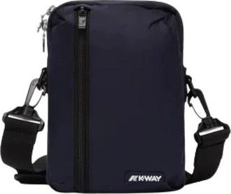 K-Way Barbiton Schoudertas - Heren - Schoudertassen - Blauw - ONE Size - Tassen