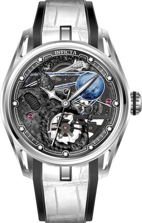 Invicta Celestial 70140 Herenhorloge - Automatisch Uurwerk - Roestvrij Staal met Zilveren Wijzerplaat - 44 mm