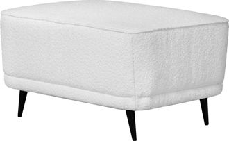 HOME AFFAIRE Polsterhocker »Ashly« in 3 Bezugsvarianten, Bouclé, Samtoptik und Struktur weich