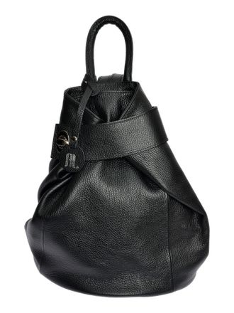 Anna Luchini Zwart Rundleer Tas