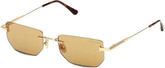 Tom Ford Ethan Zonnebril - unisex - Zonnebrillen - Geel - 53 MM - Accessoires