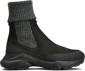 Tod's Tods Leren gebreide Chelsea-laarzen