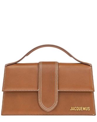 Jacquemus Brown Leather Le Grand Bambino Bag, Never Carried (Authentic Pre- Loved)