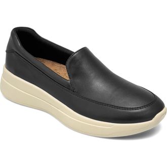 Aerosoles Felice Croc Embossed Sneaker in Black at Nordstrom, Size 8.5