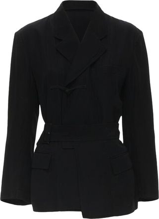 Comme Des Gar&ccedil;ons Comme des Garcons chinese knot semi detached hem blazer