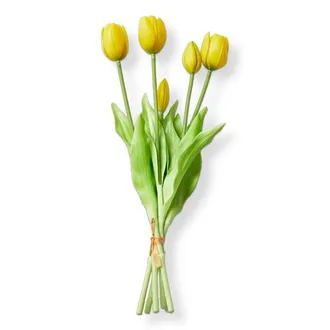 Tag Soft Touch Faux Tulip Bunch Yellow Yellow Silicone Spring at Nordstrom