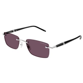 Montblanc Sunglasses, unisex, Gray, Size: 54 MM Stylish Sunglasses Inspired by Writing Instruments