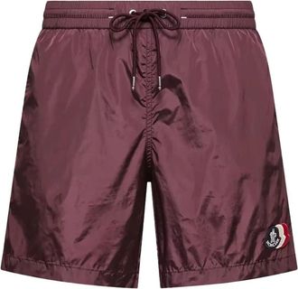 Moncler Zwemshorts - Heren - Strandmode - Rood - M - Badmode