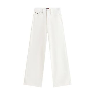 Tommy Jeans Claire High Rise Wide Leg Jeans - female - Tommy Jeans - Wide Jeans - White - W25 - Jeans