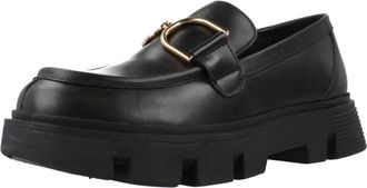 Geox Schoenen, Dames, Zwart, 40 EU, Leer, D Vilde