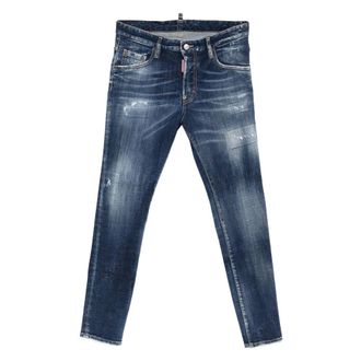Dsquared2 Skater Distressed Faded Jeans