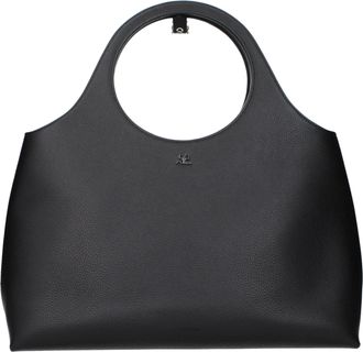 Courr&egrave;ges Donnes Borse Con Pelle Nera