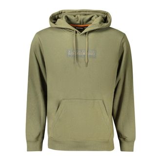 Napapijri Sudadera con capucha Box Logo - Sweatshirts & Hoodies - Hombre - Verde - 3XL