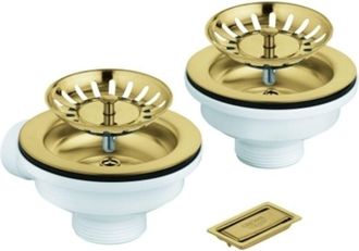 GROHE Juego De Desag&uuml;e Grohe, Sin Exc&eacute;ntrica, Para Fregaderos De Cocina